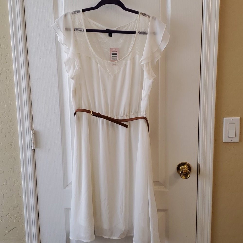 Torrid off white dress